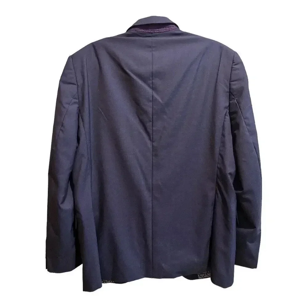 NWOT Ted Baker‎ London Endurance Blazer In Navy Size 44R